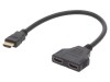 Splitter HDMI Pasiv Negru 1 Intrare 2 Ieşiri