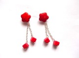 cercei howlite rosu 34330
