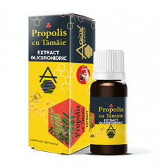 Propolis cu tamaie extract glicerohidric foto