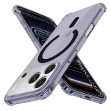 Husa iPhone 17 Pro Asteroid GSM Shockproof Clear Silicone MagSafe, fumuriu