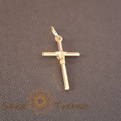 Cruce 2.5 cm cu simbol , Legaturile sfinte ale rastignirii lui Iisus foto
