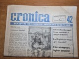 ziarul cronica 19 octombrie 1990