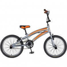 Bicicleta BMX Umit Panthero Freestyle, Culoare Gri/Portocaliu , Roata 20&amp;quot;PB Cod:2023700000 foto