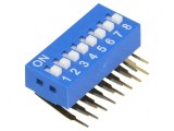 Comutator DIP-SWITCH 8 Secțiuni ON-OFF 0,05A 12VDC