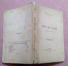 Apus De Soare. Drama in IV acte. Bucuresti, 1909 - Delavrancea foto