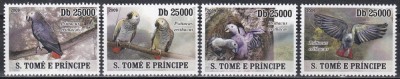 Sao Tome și Principe 2009 - Fauna - Păsări, MNH foto