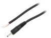 Cablu DC 2,35/0,7mm Negru 0,5m