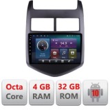 Navigatie Chevrolet Aveo 2010-2013 C-aveo10 Octa Core cu Android Radio Bluetooth Internet GPS WIFI 4+32GB CarStore Technology