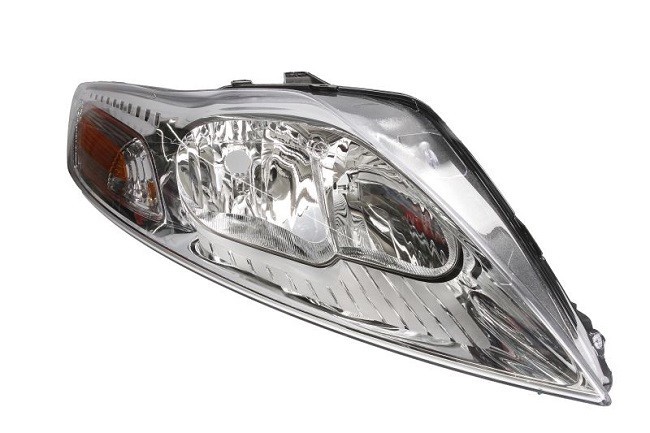 Far Ford Mondeo (Ba7), 09.2010-02.2015, fata, Dreapta, version cu daytime running lights, fara carcasa becuri; fara parking light; H1+H7+PY21W+W5W; e