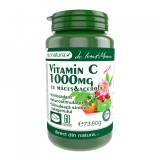 VITAMINA C 1000MG MACES&amp;ACEROLA-ZMEURA 60CPR, Medica