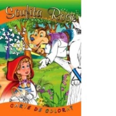 Scufita Rosie (carte de colorat + poveste, format B5) foto