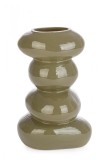 Cumpara ieftin Vaza flori sticla verde maslin Sven 15x23 cm