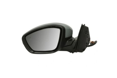 Oglinda usa exterioara PEUGEOT 2008/e-2008, 11.2019-01.2024, partea stanga, View Max, reglare electrica; grunduit; sticla convexa; sticla crom; pliab foto
