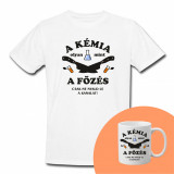 &quot;A k&eacute;mia&quot; Set Personalizat &ndash; Tricou + Cană Alb M