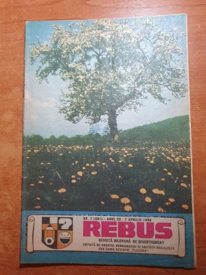 revista rebus 1 aprilie 1986 foto