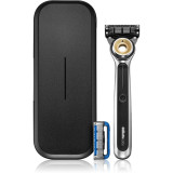 Gillette Labs Travel Kit aparat de ras (cu efect termogen) cu trusă de călătorie