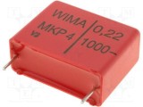 C Poli 220nF/1000Vdc MKP4 Wima