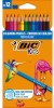 Set creioane colorate Tropicolors Bic, P12