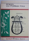 Poezii cu Formă Fixă - Carte Beletristică Poezie, Librărie Anticariat