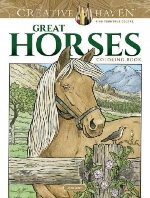 Creative Haven Great Horses Coloring Book foto