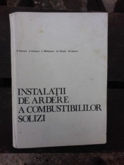 INSTALATII DE ARDERE A COMBUSTIBILILOR SOLIZI - N. PANOIU