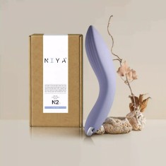 NIYA 2 - Vibrator punct G, mov, 19 cm