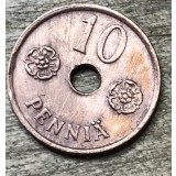 MNDSTR053 Finlanda (curatata) 10 Pennia 1942