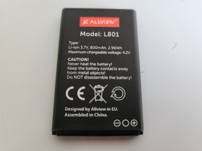 Acumulator Allview L801 nou foto