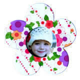 Magnet floare inserție foto - multicolor