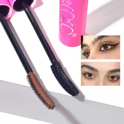 Set 2 Mascara, KEVIN &amp;amp; COCO, Stay Wild, 2 culori, 15.1 x 8.5 x 2.2 cm, Negru/Maro foto