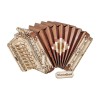 Puzzle 3D Acordeon, 156 piese, lemn, Rolife
