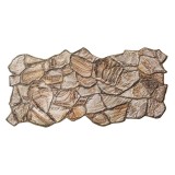 Panou decorativ Sand Stone Brown, PVC, maro, 98 x 48 cm, 0.3 mm