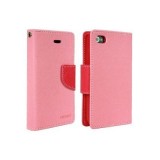 Husa Mercury Fancy Diary Samsung Galaxy Alpha Pink Blister, Cu clapeta, Piele Ecologica