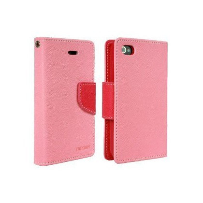 Husa Mercury Fancy Diary iPhone 5 / 5S Pink Blister