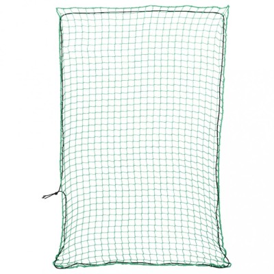vidaXL Plasă de remorcă cu funie elastică, verde, 2,2x1,5 m, PP foto