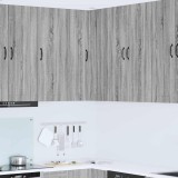 VidaXL Dulap suspendat de bucătărie cu ușă Gri Sonoma 57 x 57 x 100 cm 885171