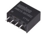 Convertor DC/DC AIMTEC 1W 4.5-5.5V la 18V 56mA AM1S-0518SZ