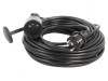 Prelungitor 20m Negru 10A 3x1mm2, KEL