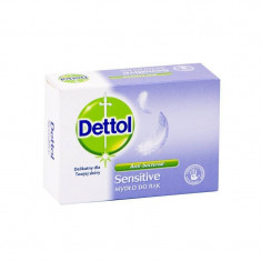 Sapun solid antibacterian Dettol Sensitive, pt. piele sensibila, 100 g