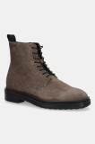 Gant pantofi de piele &icirc;ntoarsă Boggar culoarea maro, 31643135