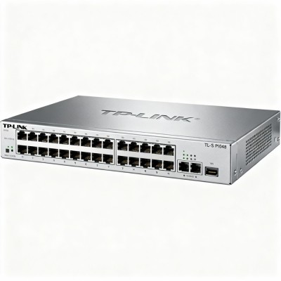 SWITCH TP-LINK; model: TL-SG1048; PORTURI: 48 x RJ-45 10/100/1000 , METAL CASE foto