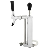 Bierpumpe, Picknickpumpe mit Zapfhahn, mit Kolbenschankhahn, 5/8&quot; Co2-Abgang
