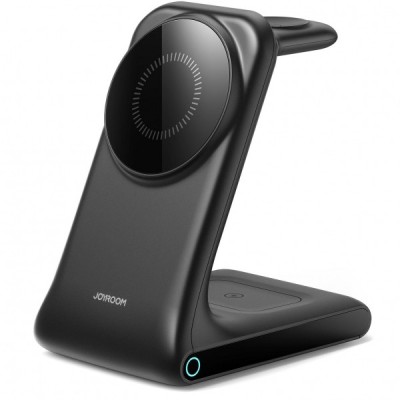Incarcator Retea Wireless Joyroom JR-W15 3in1, 15W, 1.67A, Negru foto