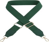 Curea de umar reglabila pentru geanta KEUNGSHEK, nailon/metal, verde/argintiu, 75-145 x 3,8 cm
