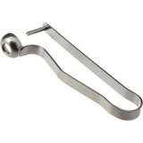 Aparat din Inox Premium pentru Scos Samburi Cirese, Visine, Masline, din Inox, 16 cm, Argintiu, CBD CORAL BEST DEALS Inox 16.8 cm 2.5 cm Inox