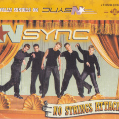 Caseta audio: Nsync - No Strings Attached ( 2000, originala, stare foarte buna )