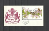 GUYANA 1990 FAUNA INSECTE FLUTURI FDC