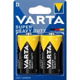 Baterie Varta R20, set 2 buc, zinc carbon Super Heavy Duty, tip D, Mono, 1.5V