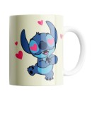 Cana alba personalizata, I love You Stitch, INOVATIX&reg;. 330ml