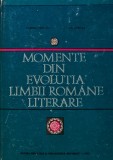 Cumpara ieftin Momente din evolutia limbii romane literare - 1973 - Gabriel Tepelea (AS435)